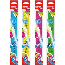 Kores 42161 Elastik 15 cm ohebné pravítko mix barev