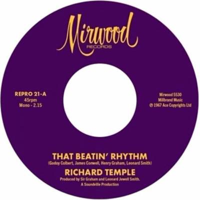 Richard Temple & Jimmy Conwell - That Beatin' Rhythm / Cigarette Ashes (Reissue) SP