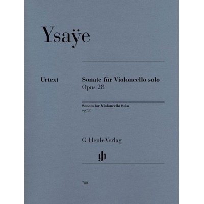 Sonate Opus 28 noty pre violončelo od Eugène Ysaÿe