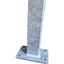 Sloupek s patkou pozinkovaný 60×40 mm, výška 150 cm