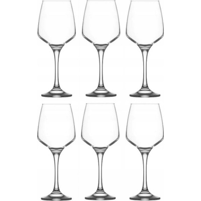 LAV Sklenice na víno bezbarvá 6 x 330 ml