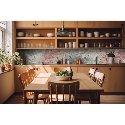 DIMEX ART Фототапет за кухня - рустикална каменна стена 420 x 60 см