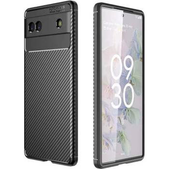 Image 1 of GKK Силиконов Калъф за Google Pixel 6A, New Carbon Case, Черен (5901040037971)