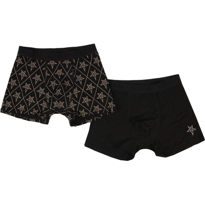 KILLSTAR мъжки боксери (комплект от 2 броя) KILLSTAR - Killstar 2 - Black/Dark Grey - KSRA014506