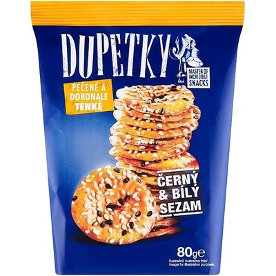 Dupetky Čierny & biely sezam 80 g