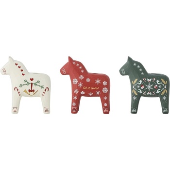 Bloomingville Свещници в комплект от 3 бр. от полирезин Siffer - Bloomingville (82072382)