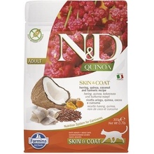 N&D GF Quinoa CAT Skin&Coat Herring & Coconut 300 g