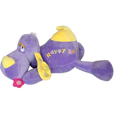 Амек Тойс Плюшена играчка Амек Тойс - Легнало куче, лилаво, 53 cm (040247-2)