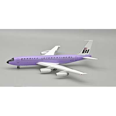Inflight200 B720-027 Braniff International LavenderFlying Colors 1:200