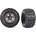 Traxxas колело 2.8", джанта въглеродно сива, гума Sledgehammer (2)