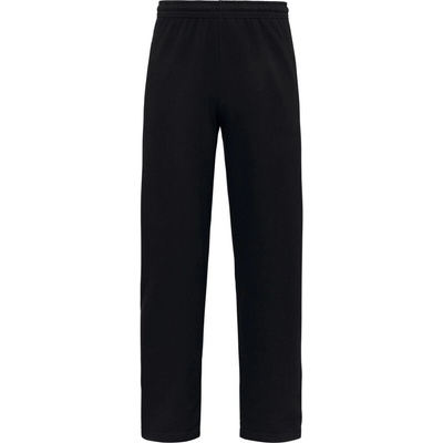 Fruit of the Loom Iconic 250 Open Hem Jog Pants unisex black