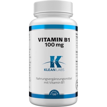 KLEAN LABS Витамин В1 100 mg - 120 капсули