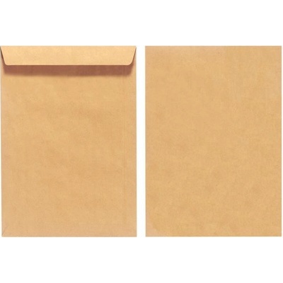 Herlitz Poštové obálky C4 olizové, hnedé, recyklované, 10 ks