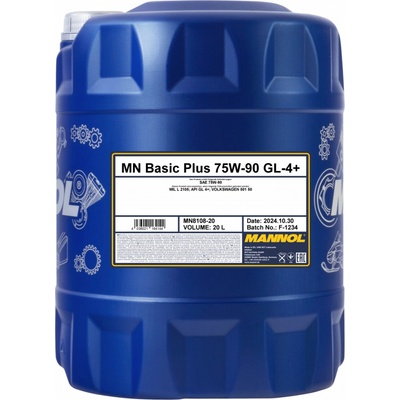 Mannol BASIC PLUS 75W-90 20 l