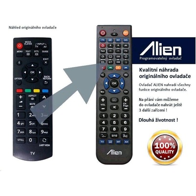 Diaľkový ovládač Alien Panasonic N2QAYB000816