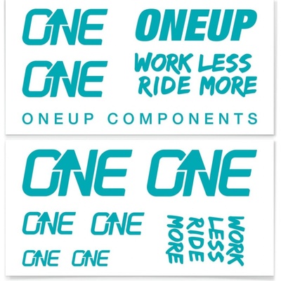 OneUp Decal Kit Handlebar turquoise
