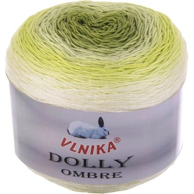 Příze Dolly Ombre 300 zelená