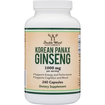 Image 1 of Double Wood Supplements Korean Panax Ginseng 1000 mg [240 капсули]