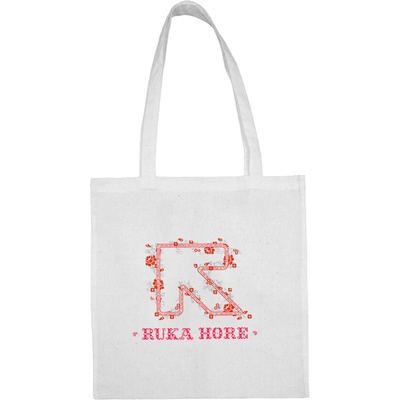 Taška Ruka Hore Logo Folk Unisex Biela