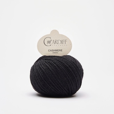 CASHMERE CLASSIC Cardiff Cashmere Farby CASHMERE: 516 čierna