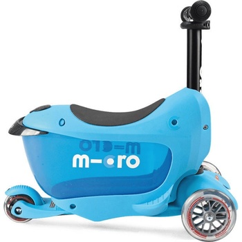 MICRO Mini2go Deluxe Plus koloběžka modré