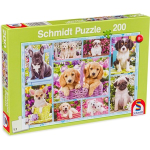 Schmidt Spiele Пъзел Schmidt от 200 части - Кученца (56162) - baby