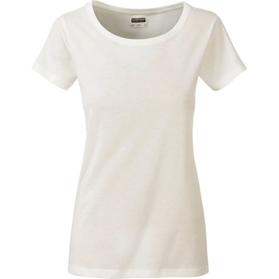 James & Nicholson (Daiber) Klasické dámske tričko z biobavlny 8007 Prírodná