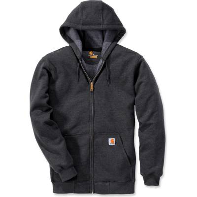 Carhartt WIP Мъжки суичър Carhartt Zip Hooded Sweatshirt Hoodie - Carbon Heather - размер XXL (017-1866-0415)