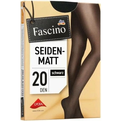 Fascino silonky 20 DEN seidenmatt černé