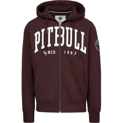 PitBull West Coast KPZ mikina NORTON burgundy