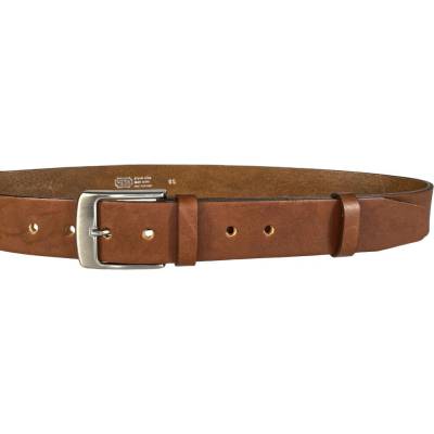 Penny Belts Kožený opasek I1-R42 hnědý