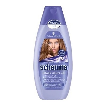 Schauma Power Volume 48H šampón pre väčší objem jemných a zľahnutých vlasov 400 ml