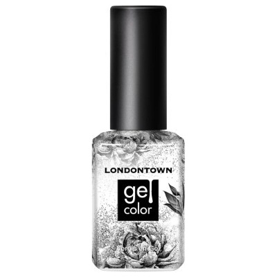 Londontown Gel Color Diamond Jubilee gélový lak na nechty stříbrné glitry 12 ml