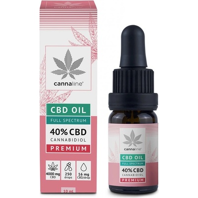 Cannaline CBD konopný olej 40% 4000 mg 10 ml