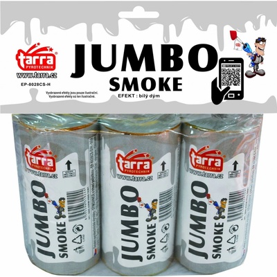 Dýmovnice JUMBO SMOKE BÍLÁ 3 ks 16/3 trhací pojistka EP-8028CS-H