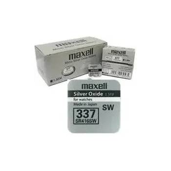 Maxell Бутонна батерия сребърна maxell sr416 sw 1.55v /337/ 1.55v (ml-bs-sr416-sw)