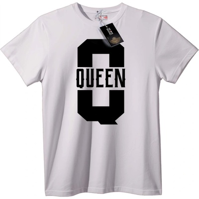NOONEBRAND Тениска Кралица Буква Q - 4XL, Black