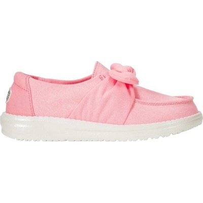 Hey Dude Wendy Bow Y Stardust dívčí volnočasová obuv růžová