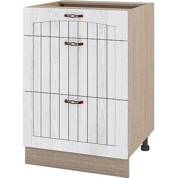 Image 1 of ИРИМ Долен кухненски шкаф Сити МФ-Бяло фладер-04-57 60 см