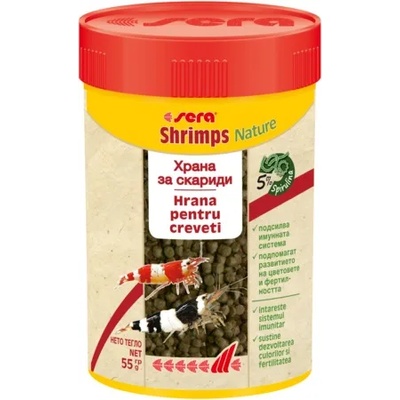 Sera Shrimps Naturе -Храна за сладко и соленоводни скариди 100 мл