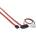 Gembird SATA - SATA Slimline 13pin F/F кабел за данни 0, 25 м червен CC-MSATA-001 (CC-MSATA-001)