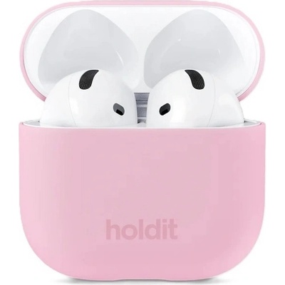 Holdit Kaлъф Holdit - Silicone, AirPods 4, розов (7330985166600)