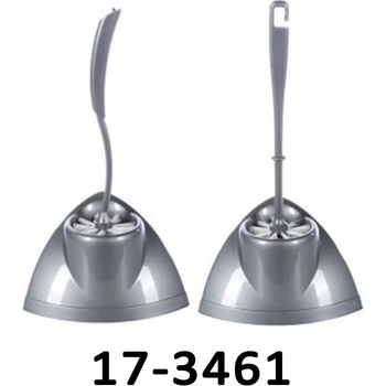 Lenman WC kartáč ELEGANCE se stojanem rohový šedá 17 3461