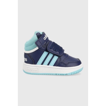 adidas topánky Hoops Mid Shoes IF5314 modrá