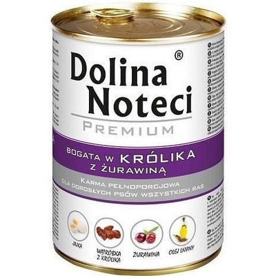 Dolina Noteci Premium Adult Dog Rich in Rabbit with Cranberry 400 g
