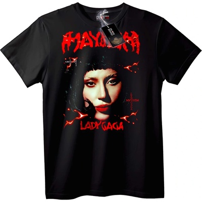 NOONEBRAND Тениска Lady Gaga Maya - L, Black