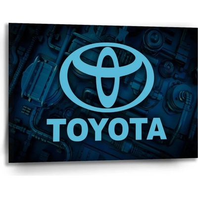 Sablio Obraz Logo Toyota Motor - 90x60 cm
