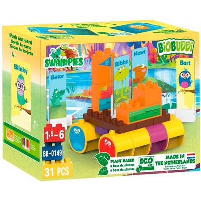 BiOBUDDi Конструктор, BioBuddi, Swampies, Речен сал, 31 части (BB0149)