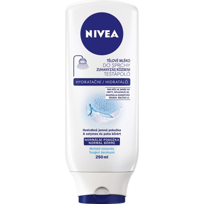 Nivea hydratační tělové mléko do sprchy 250 ml