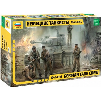 Zvezda German Tank Crew 1943-1945 1:35